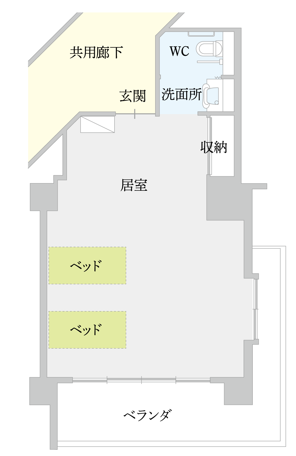 33㎡_見取り図