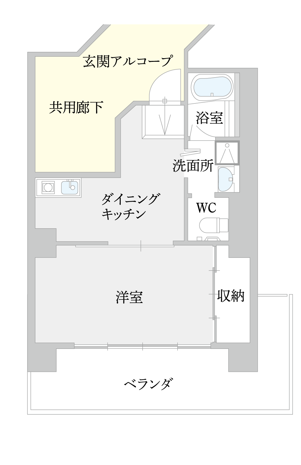 1LDK（36㎡）_見取り図